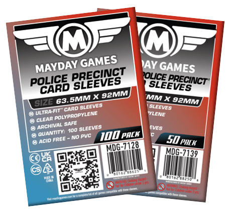 "Police Precinct" Compatible Card Sleeves - Ultra Fit (63.5x92mm) - Nick Nack's Full Frontal Attack
