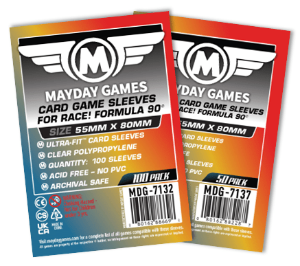 "Race! Formula 90" Compatible Card Sleeves - Ultra Fit (55x80mm) - Nick Nack's Full Frontal Attack