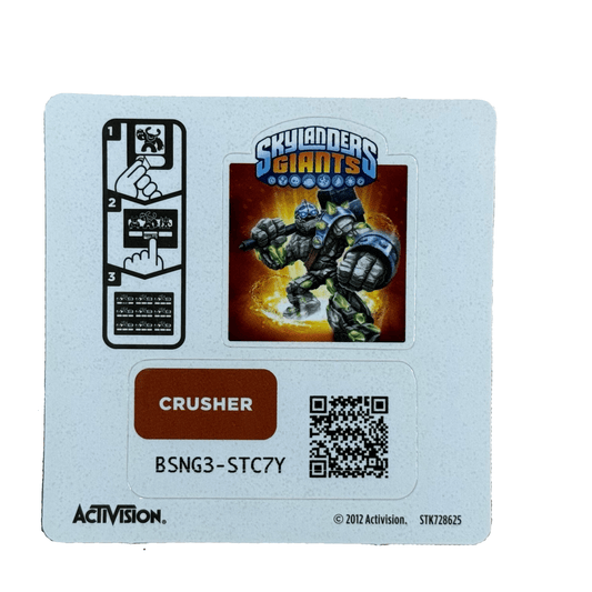 Crusher (Sticker Sheet) - Nick Nack's Full Frontal Attack