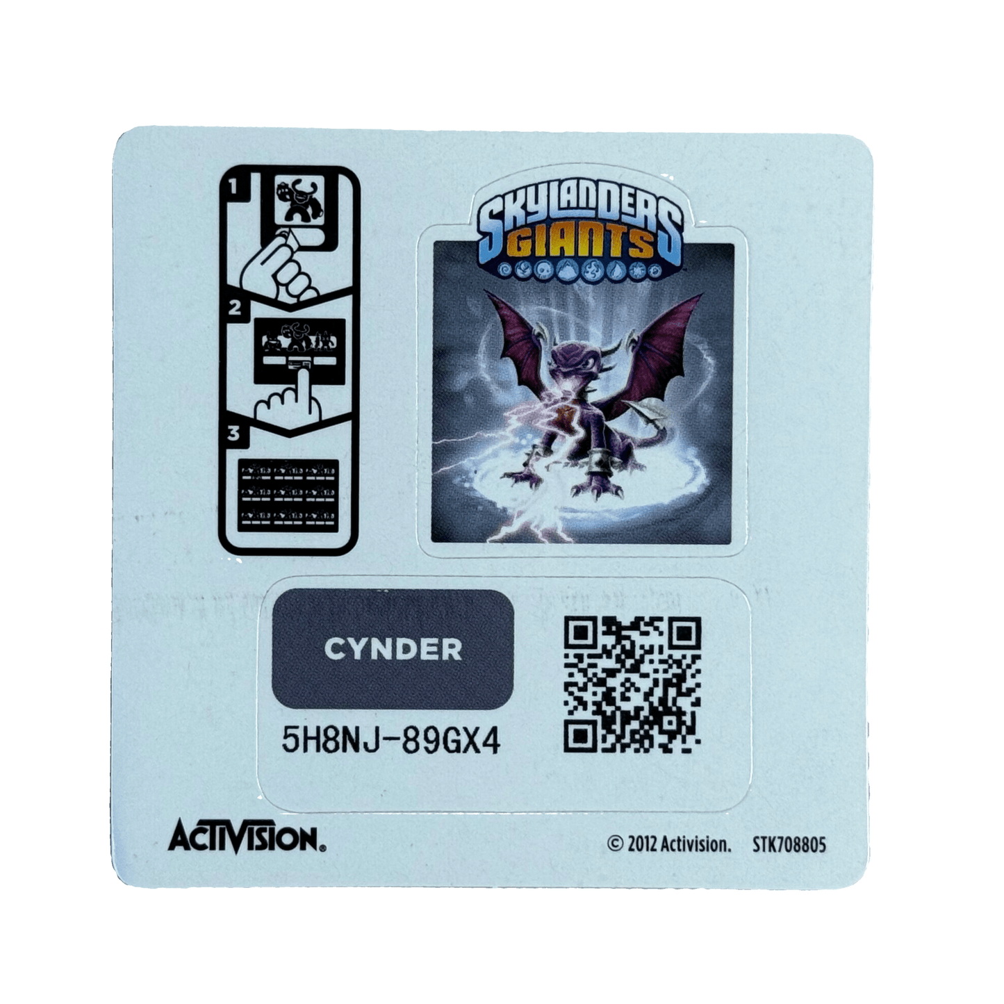 Cynder (Series 2) (Sticker Sheet)
