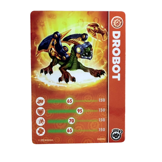 Drobot (Series 2) (Stat Card) - Nick Nack's Full Frontal Attack