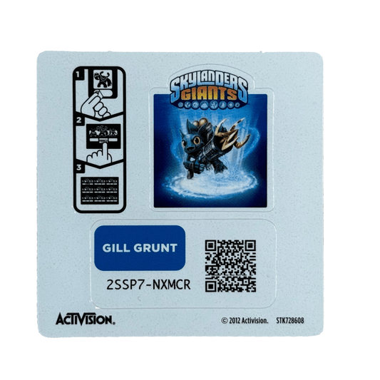 Gill Grunt (Series 2) (Sticker Sheet) - Nick Nack's Full Frontal Attack