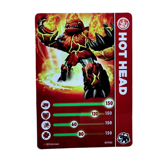 Hot Head (Stat Card) - Nick Nack's Full Frontal Attack