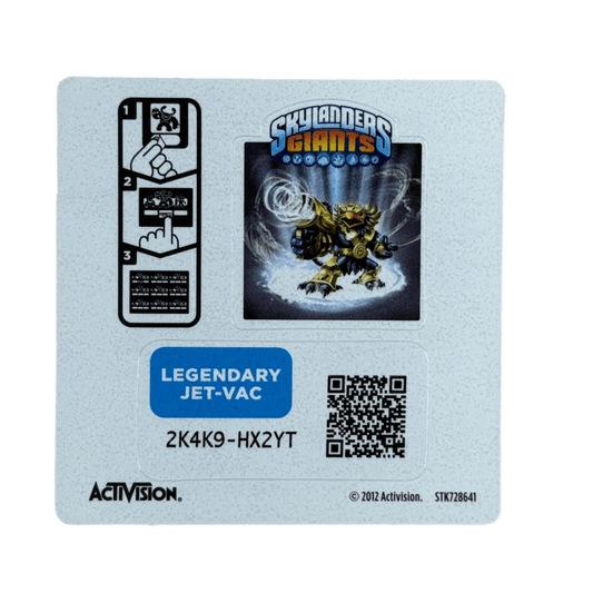 Jet-Vac (Legendary) (Sticker Sheet) - Nick Nack's Full Frontal Attack
