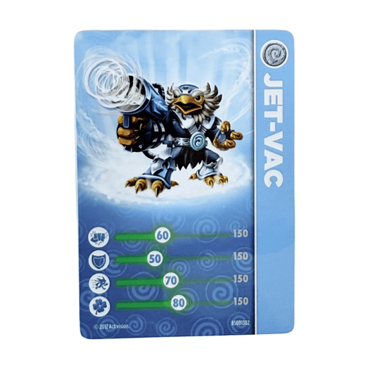 Jet-Vac (Series 1) (Stat Card) - Nick Nack's Full Frontal Attack
