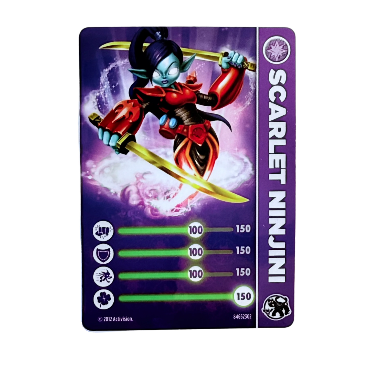 Ninjini (Scarlet) (Stat Card)