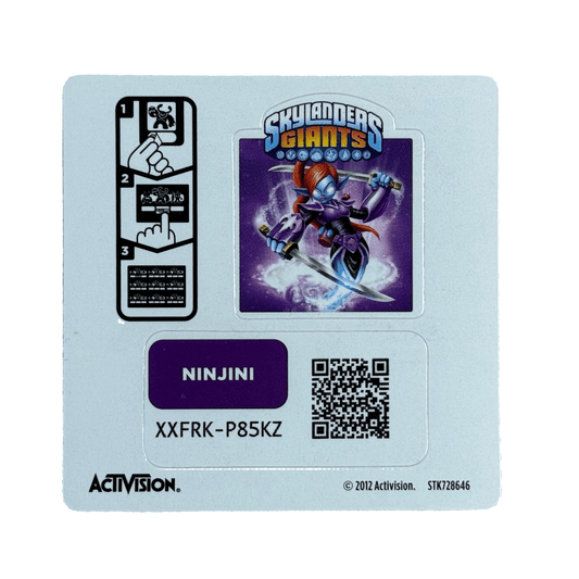 Ninjini (Sticker Sheet) - Nick Nack's Full Frontal Attack