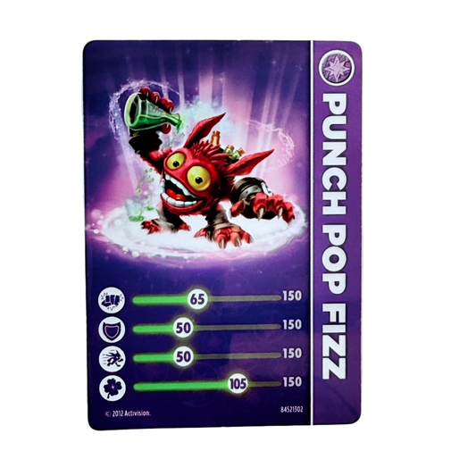 Pop Fizz (Punch) (Stat Card) - Nick Nack's Full Frontal Attack