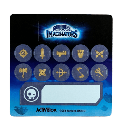 Undead Element Creation Crystal (Sticker Sheet) - Nick Nack's Full Frontal Attack