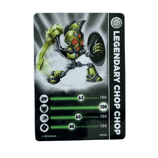 Chop Chop (Legendary) (Stat Card) - Nick Nack's Full Frontal Attack