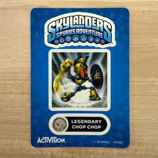 Chop Chop (Legendary) (Sticker Sheet) - Nick Nack's Full Frontal Attack