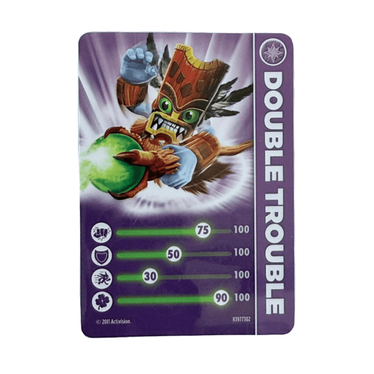 Double Trouble (Series 1) (Stat Card) - Nick Nack's Full Frontal Attack