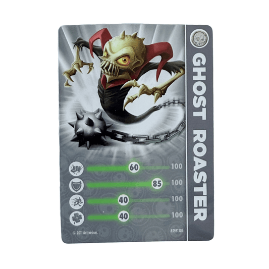 Ghost Roaster (Series 1) (Stat Card) - Nick Nack's Full Frontal Attack