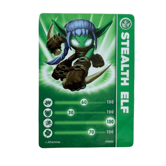 Stealth Elf (Series 1) (Stat Card) - Nick Nack's Full Frontal Attack