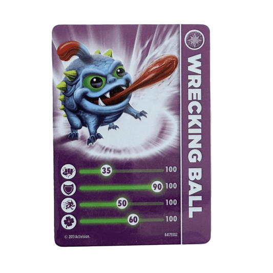 Wrecking Ball (Series 1) (Stat Card) - Nick Nack's Full Frontal Attack