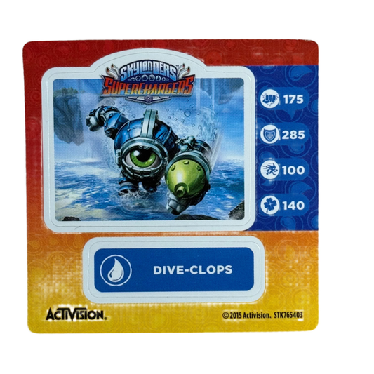 Dive-Clops (Sticker Sheet) - Nick Nack's Full Frontal Attack