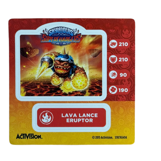 Eruptor (Lava Lance) (Sticker Sheet) - Nick Nack's Full Frontal Attack