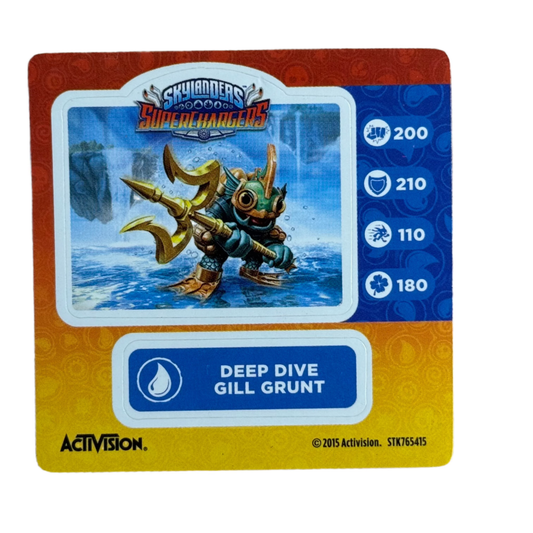 Gill Grunt (Deep Dive) (Sticker Sheet) - Nick Nack's Full Frontal Attack