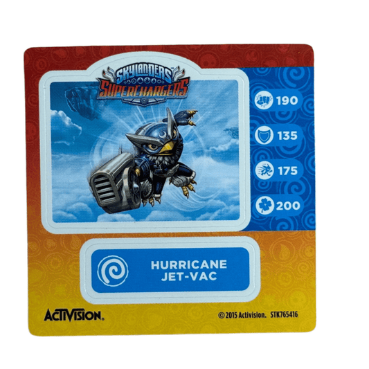 Jet-Vac (Hurricane) (Sticker Sheet) - Nick Nack's Full Frontal Attack