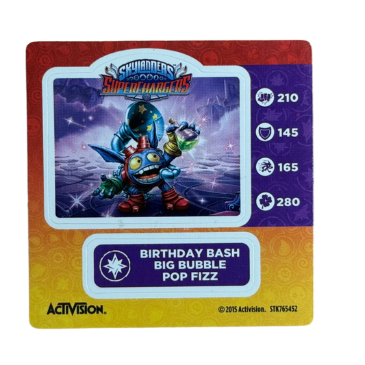 Pop Fizz (Big Bubble, Birthday Bash) (Sticker Sheet) - Nick Nack's Full Frontal Attack