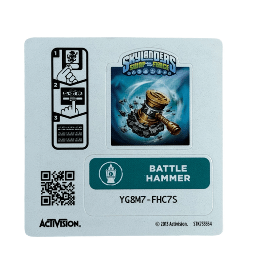 Battle Hammer (Sticker Sheet) - Nick Nack's Full Frontal Attack