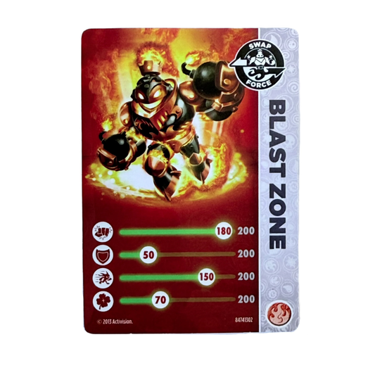 Blast Zone (Stat Card) - Nick Nack's Full Frontal Attack