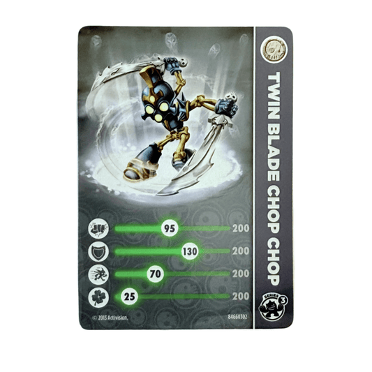 Chop Chop (Series 3) (Stat Card) - Nick Nack's Full Frontal Attack
