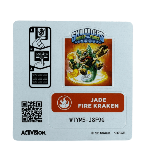 Fire Kraken (Jade) (Sticker Sheet) - Nick Nack's Full Frontal Attack