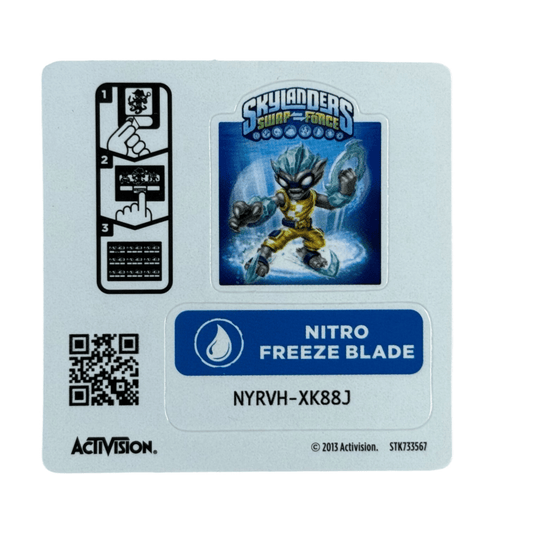 Freeze Blade (Nitro) (Sticker Sheet) - Nick Nack's Full Frontal Attack