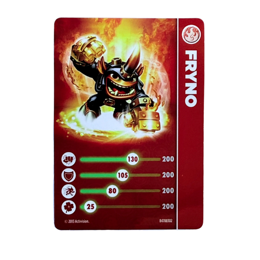 Fryno (Series 1) (Stat Card) - Nick Nack's Full Frontal Attack