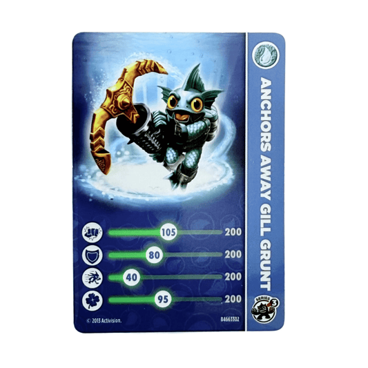 Gill Grunt (Series 3) (Stat Card) - Nick Nack's Full Frontal Attack