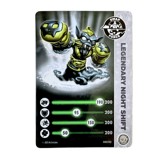 Night Shift (Legendary) (Stat Card) - Nick Nack's Full Frontal Attack