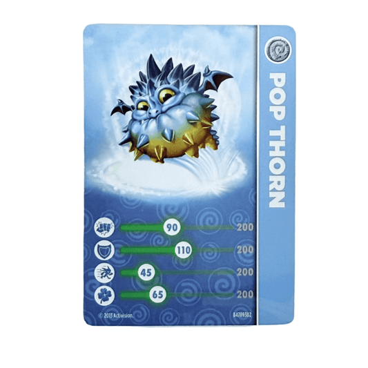 Pop Thorn (Series 1) (Stat Card) - Nick Nack's Full Frontal Attack