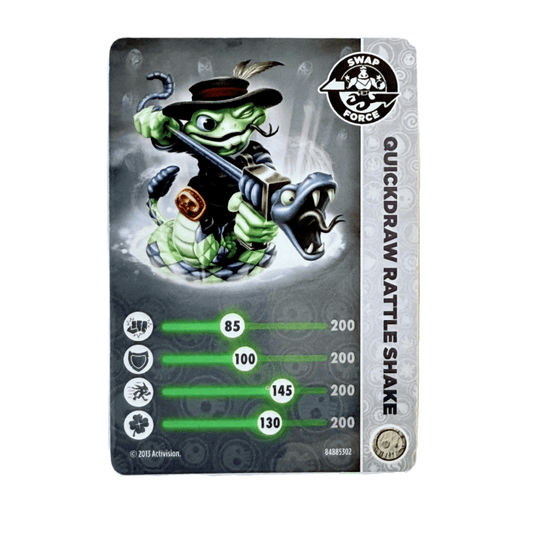 Rattle Shake (Quick Draw) (Stat Card) - Nick Nack's Full Frontal Attack