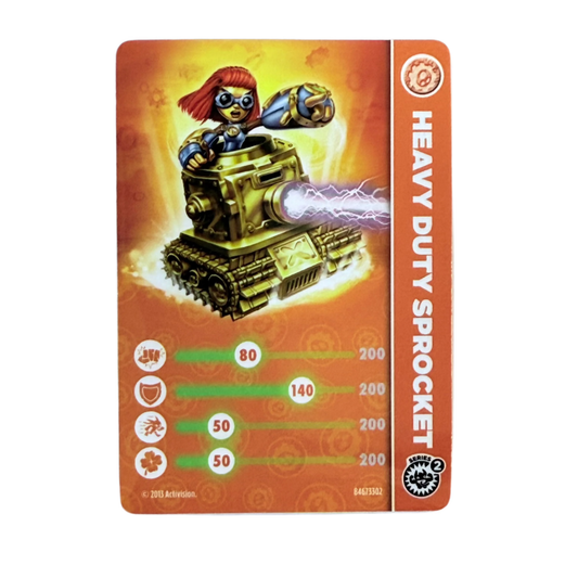 Sprocket (Series 2) (Stat Card) - Nick Nack's Full Frontal Attack