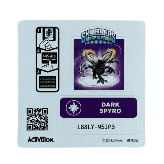 Spyro (Series 3, Dark) (Sticker Sheet) - Nick Nack's Full Frontal Attack