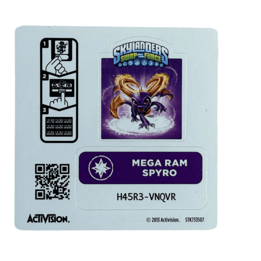 Spyro (Series 3) (Sticker Sheet) - Nick Nack's Full Frontal Attack