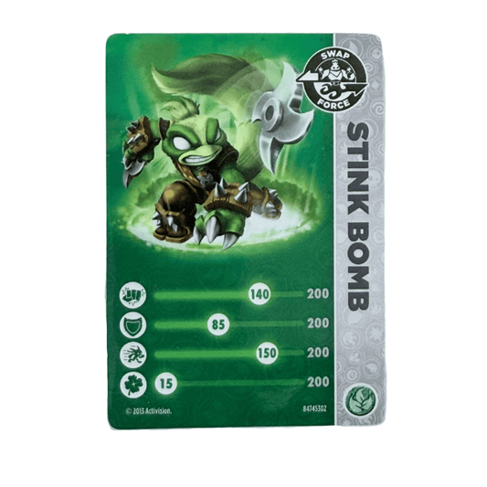 Stink Bomb (Stat Card) - Nick Nack's Full Frontal Attack
