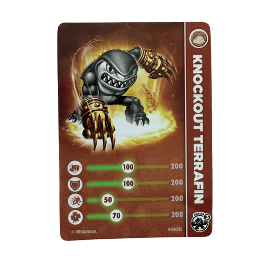 Terrafin (Series 3) (Stat Card) - Nick Nack's Full Frontal Attack