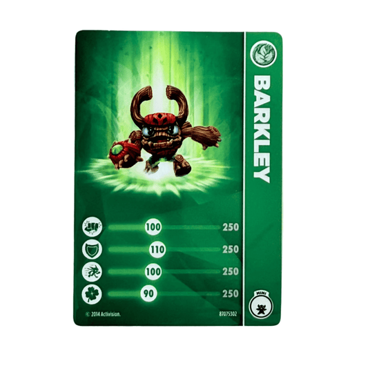Barkley (Mini) (Stat Card) - Nick Nack's Full Frontal Attack