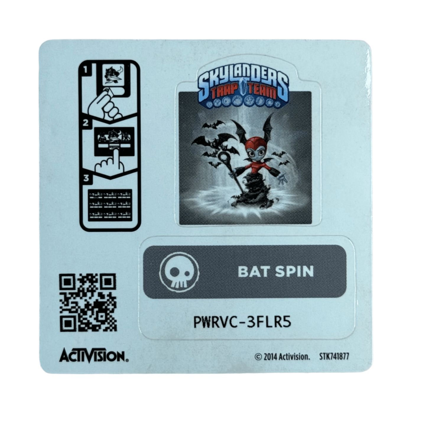 Bat Spin (Series 1) (Sticker Sheet)