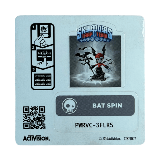 Bat Spin (Series 1) (Sticker Sheet) - Nick Nack's Full Frontal Attack