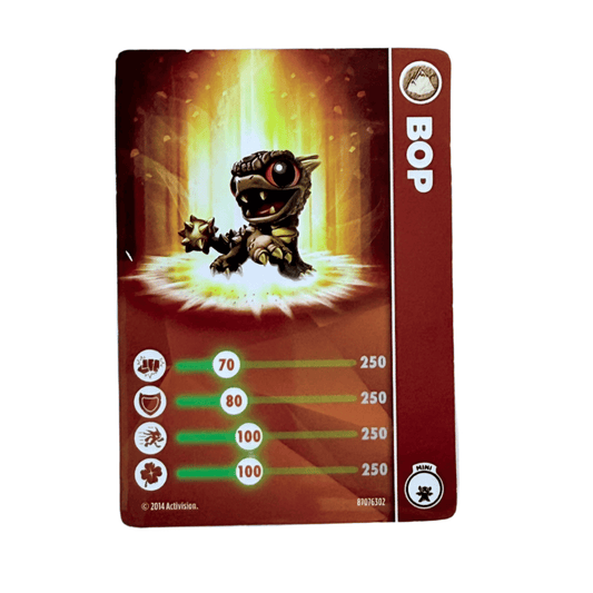 Bop (Mini) (Stat Card) - Nick Nack's Full Frontal Attack
