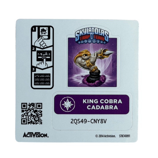 Cobra Cadabra (King) (Sticker Sheet) - Nick Nack's Full Frontal Attack
