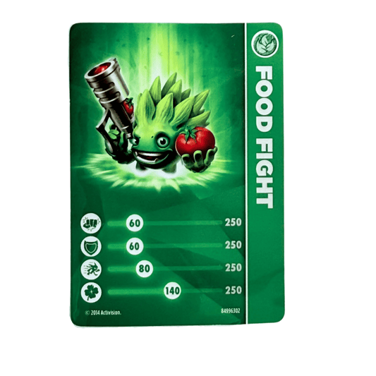 Food Fight (Series 1) (Stat Card) - Nick Nack's Full Frontal Attack