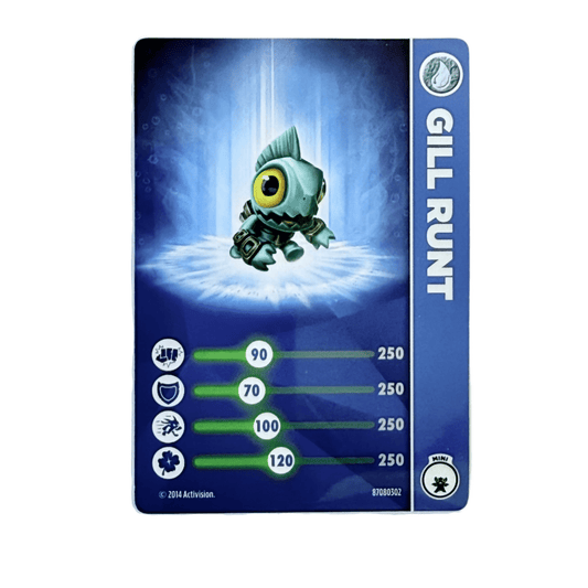 Gill Runt (Mini) (Stat Card) - Nick Nack's Full Frontal Attack