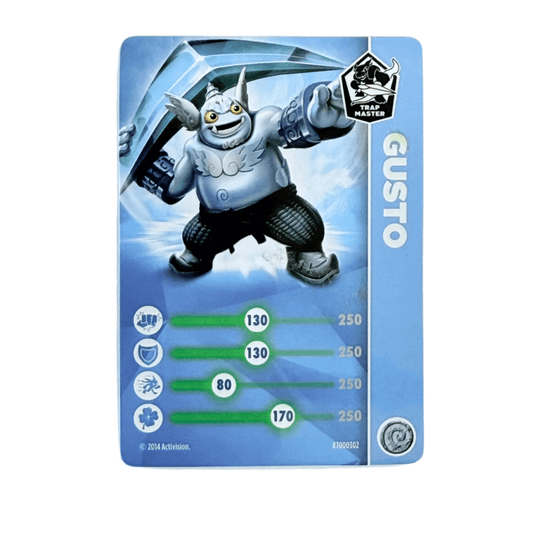 Gusto (Stat Card) - Nick Nack's Full Frontal Attack