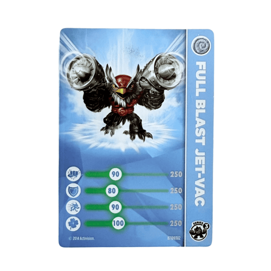 Jet-Vac (Series 3) (Stat Card) - Nick Nack's Full Frontal Attack
