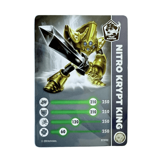 Krypt King (Nitro) (Stat Card) - Nick Nack's Full Frontal Attack
