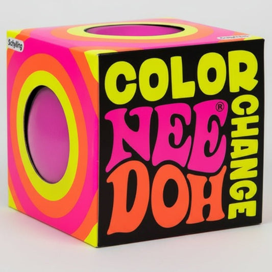 IN STOCK NOW: Schylling Nee-Doh Color Change Squishy: Pink to Purple - Nick Nack's Full Frontal Attack